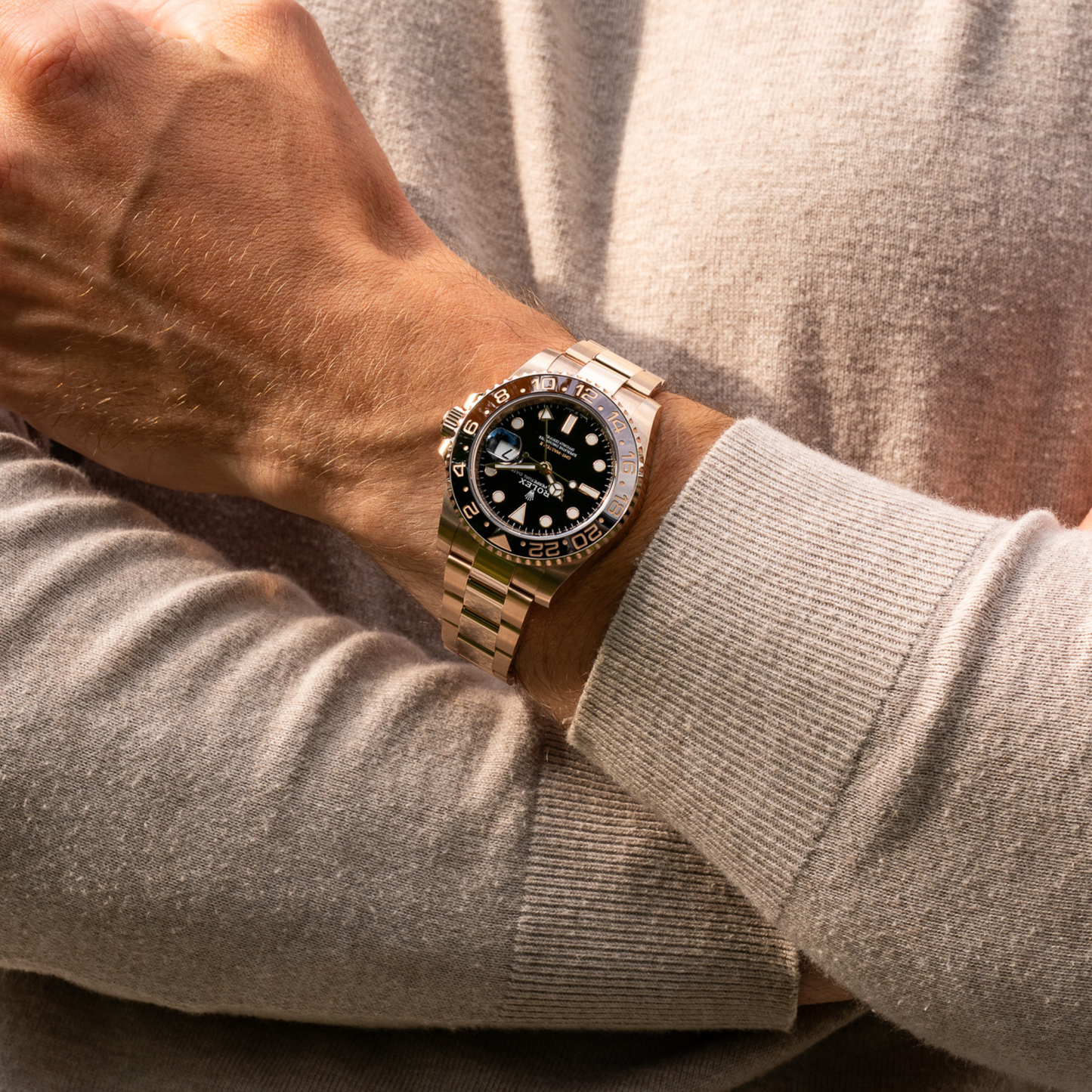 Rolex GMT-Master II – Root Beer Full Rose Gold –