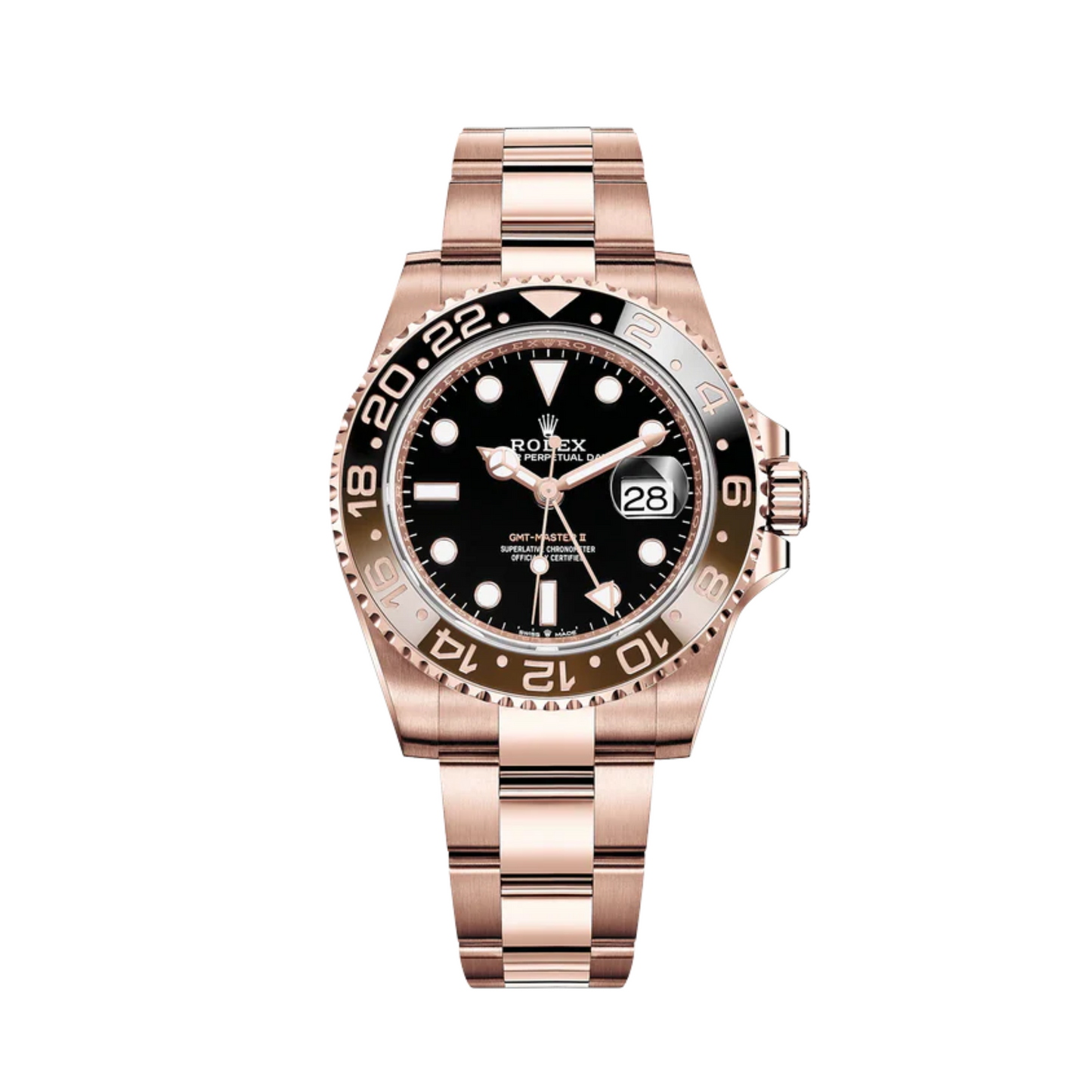 Rolex GMT-Master II – Root Beer Full Rose Gold –