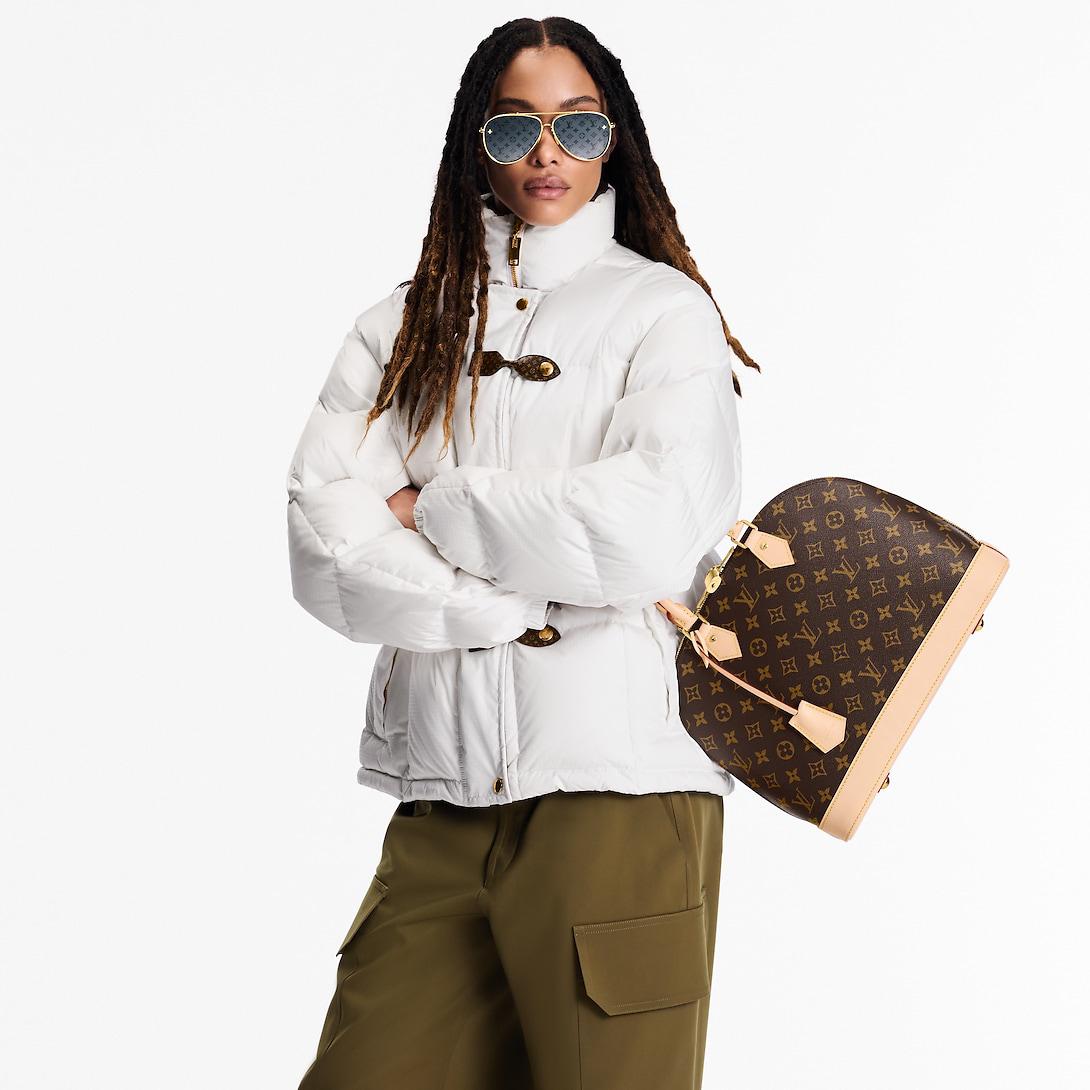 LV Alma BB handbag in Monogram coated canvas