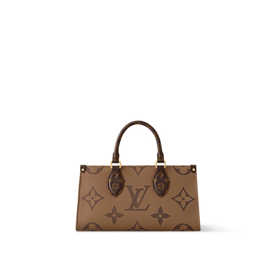 OnTheGo East West bag in Monogram Giant Reverse coated canvas