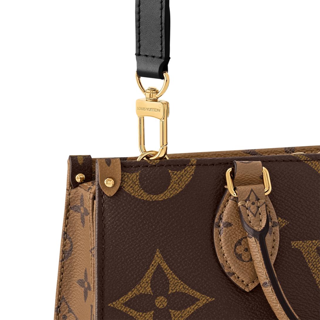 OnTheGo East West bag in Monogram Giant Reverse coated canvas