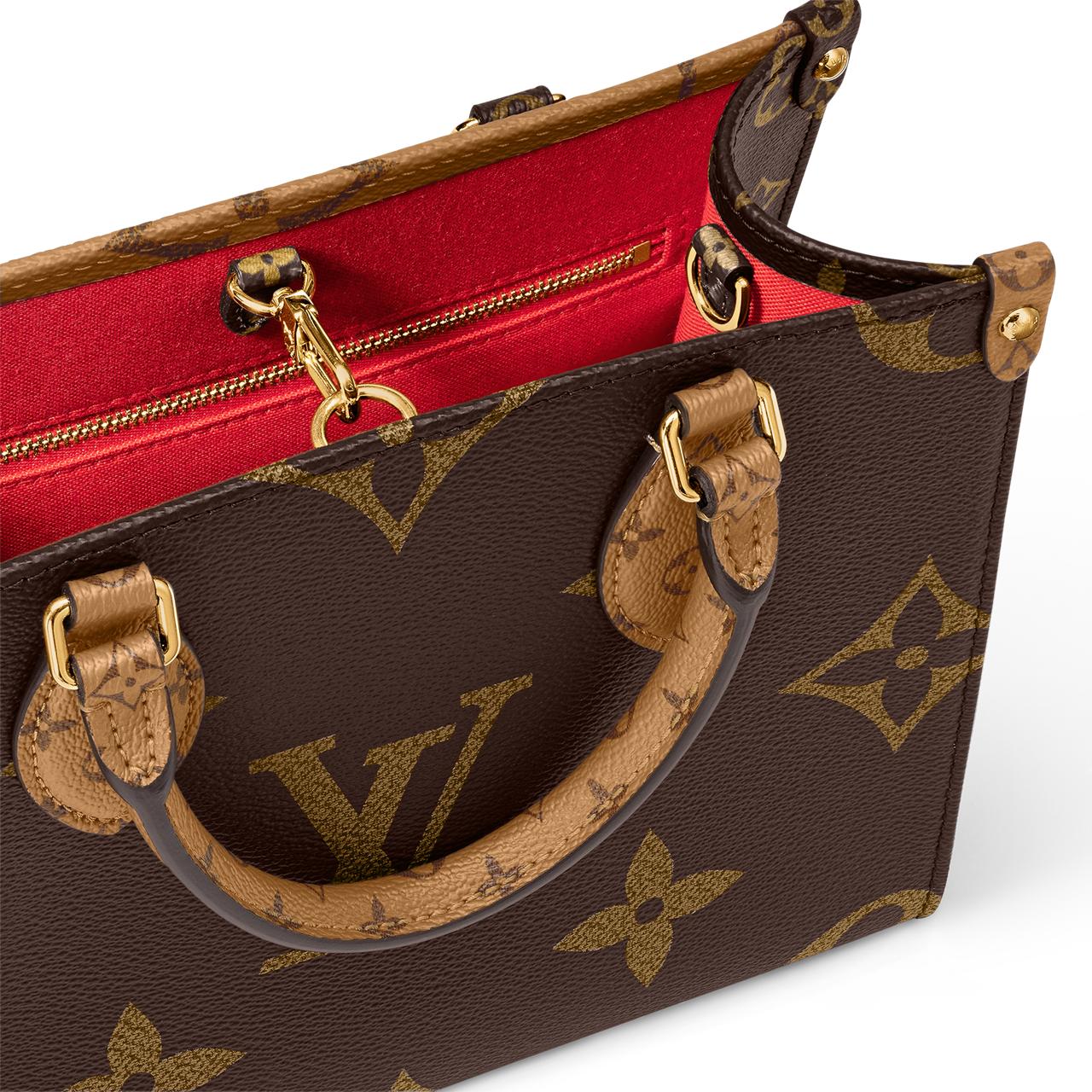 Vuitton Monogram Reverse On-the-Go PM handbag