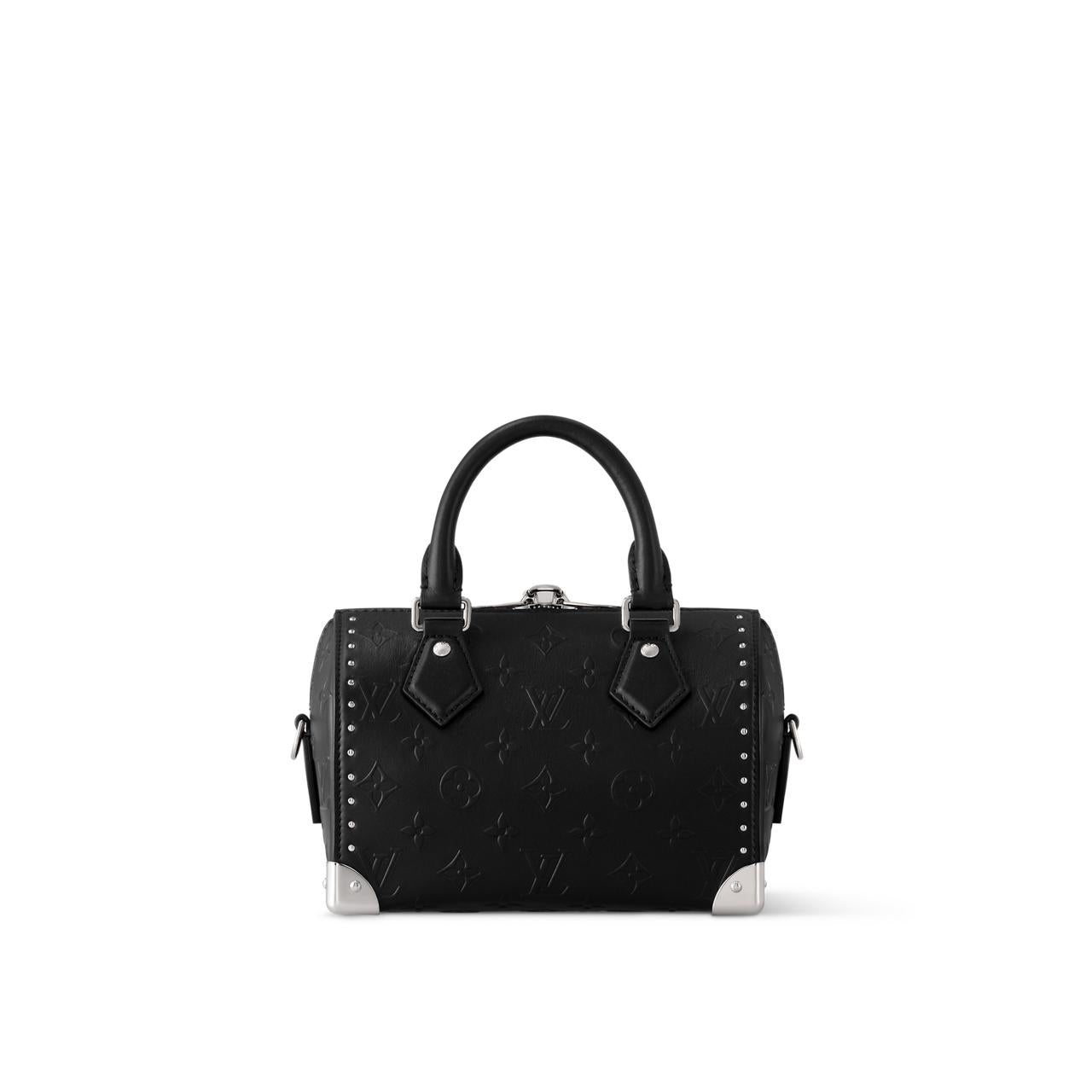 Speedy Trunk 20 bag in black with silver-toned hardware
