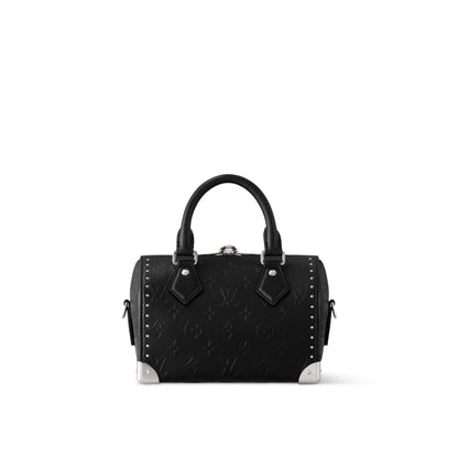 Speedy Trunk 20 bag in black with silver-toned hardware