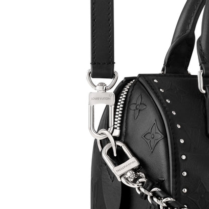 Speedy Trunk 20 bag in black with silver-toned hardware