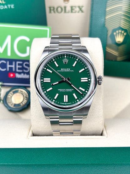 Rolex Oyster Perpetual – Green Dial –