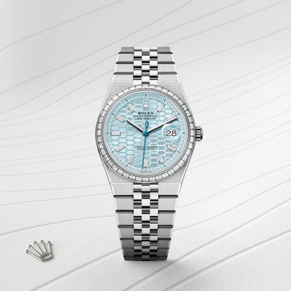Rolex Land-Dweller 40mm Platinum Ice Blue Dial watch